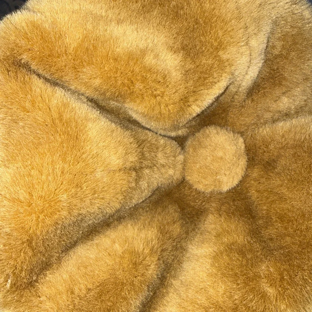 Vintage 90s Y2K‎ Puffy Plush Velour Cabbie Cap Baker Boy Newsboy Hat